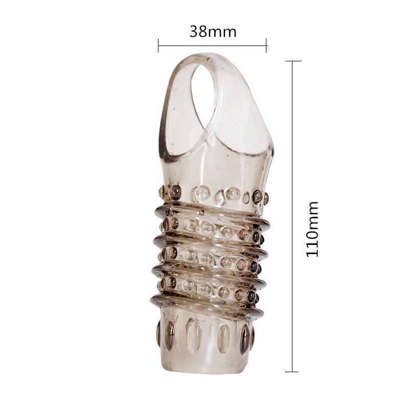 Wolf Tooth Penis Sleeve for Men - Crystal Ring Extension & Thickening Toy