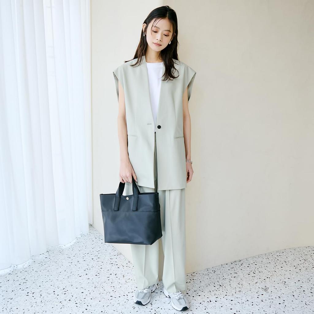 Bolsa Tote A4 Color Block Vibrante [Breath TOPKAPI] (Preto)