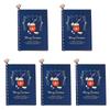 5pcs Creative Merry Christmas Greeting Cards Kid Cartoon Blessing Christmas Card New Year Postcard Gift Christmas Decor