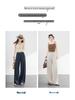 Women's High-Waist Tencel Linen Wide-Leg Pants - Korean Style, Loose Drape, Trendy for Spring/Summer 2026
