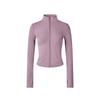 Women's Spring Yoga Jacket - Windproof Stand Collar, Slim Fit Zipper Cardigan for Running and Cycling.