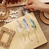 Vintage Feather Metal Bookmark Feather Book Page Marker Vintage Feather Bookmark  Reading Supplies