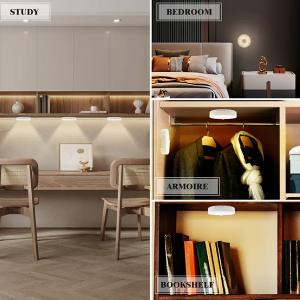 Wireless Intelligent Human Body Induction Lamp Charging Led Night Light  Product Description