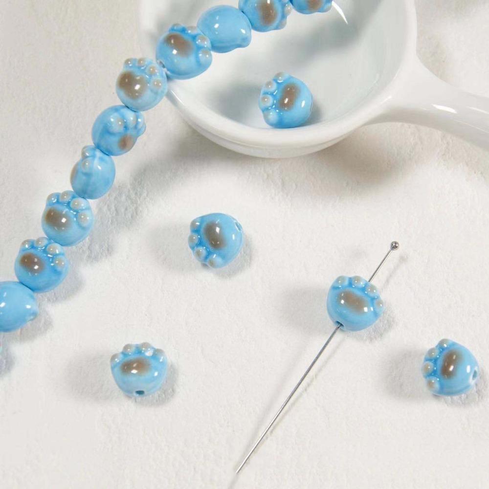 

10 шт. Керамические бусины-разделители мультяшного дизайна, свободные бусины, материал для изготовления керамических украшений, студент