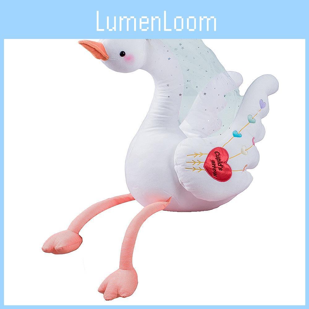 White Elegant Swan Plush Toy Cute Cartoon Stuffed Animal Girls Kid Gift Birthday