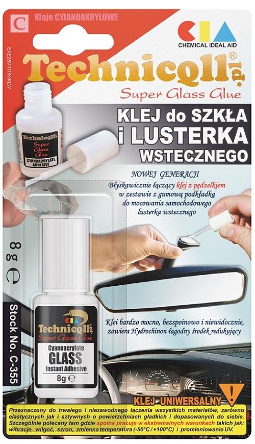 Kleber für Glas und Rückspiegel 8G - Tq C-355