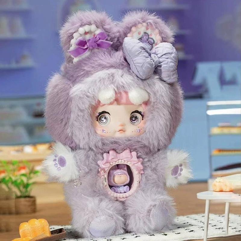 Authentic Nuomi'Er Sweet Bite Series Plush Blind Box - Cute Girl Charm Doll Figure Mystery Surprise Gift Ornament