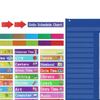 Daily Classroom Calendar Scheduling Pocket Chart with Schedule for Preschool