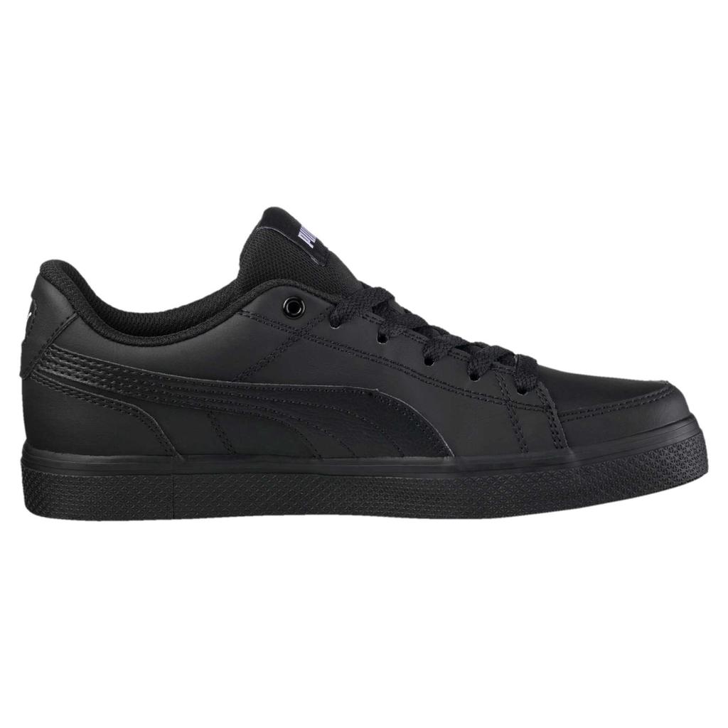 [Puma] Court Point Vulque v2 Sneakers for Women, Spring/Summer 2022 Color, Puma Black (01), Size 24.0 cm