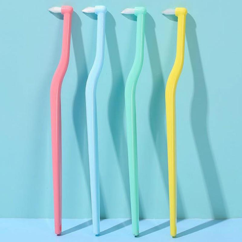 Cat Toothbrush Oral Care Pet Toothbrushes Small Heads Teeth Brush for Cats Mouth Cleaning Soft Hair Cat Toothbrush Pet Supplies