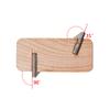 Lima Smussatura Estremità Tasti 35/90 Gradi 2 in 1 Lima Corona Estremità Tasti Lima Estremità Tasti Chitarra Basso Strumenti Riparazione Liutaio