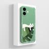 Fashion Soft Phone Cover Suitable For iPhone 17 Pro Max 17Air Shockproof Case Anime Panda Pattern Liquid Silicone High Quality Shell For iPhone Casing