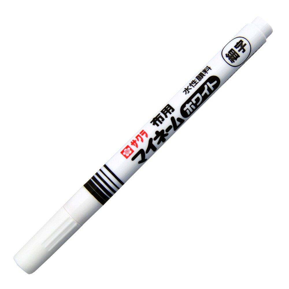 

Сакура Крепас Маркер на водной основе My Name Белый Тонкий наконечник YKM-S#50 белый