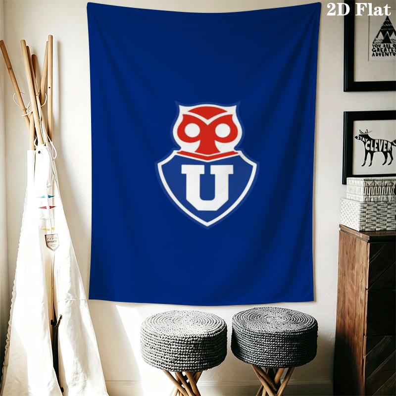 Universidad de Chile Wall Tapestry Aesthetic Wall Hanging Printed Fabric Blanket Decorative Tapestries for Bedroom Living Room Home Decor