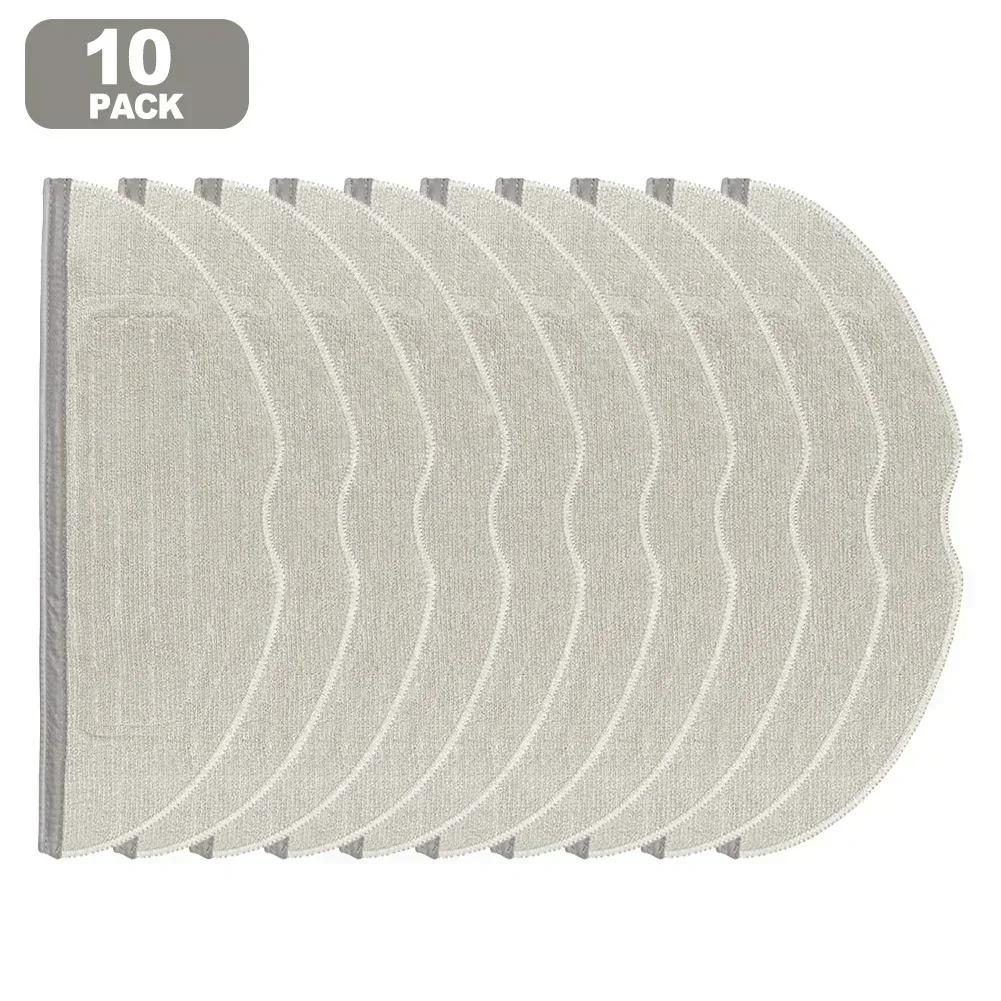 Replacement Mop Cloth and Wiper Blade Set for Dreame D20 D20 Pro Plus Robot Vacuum Cleaner Designed for Easy Maintenance