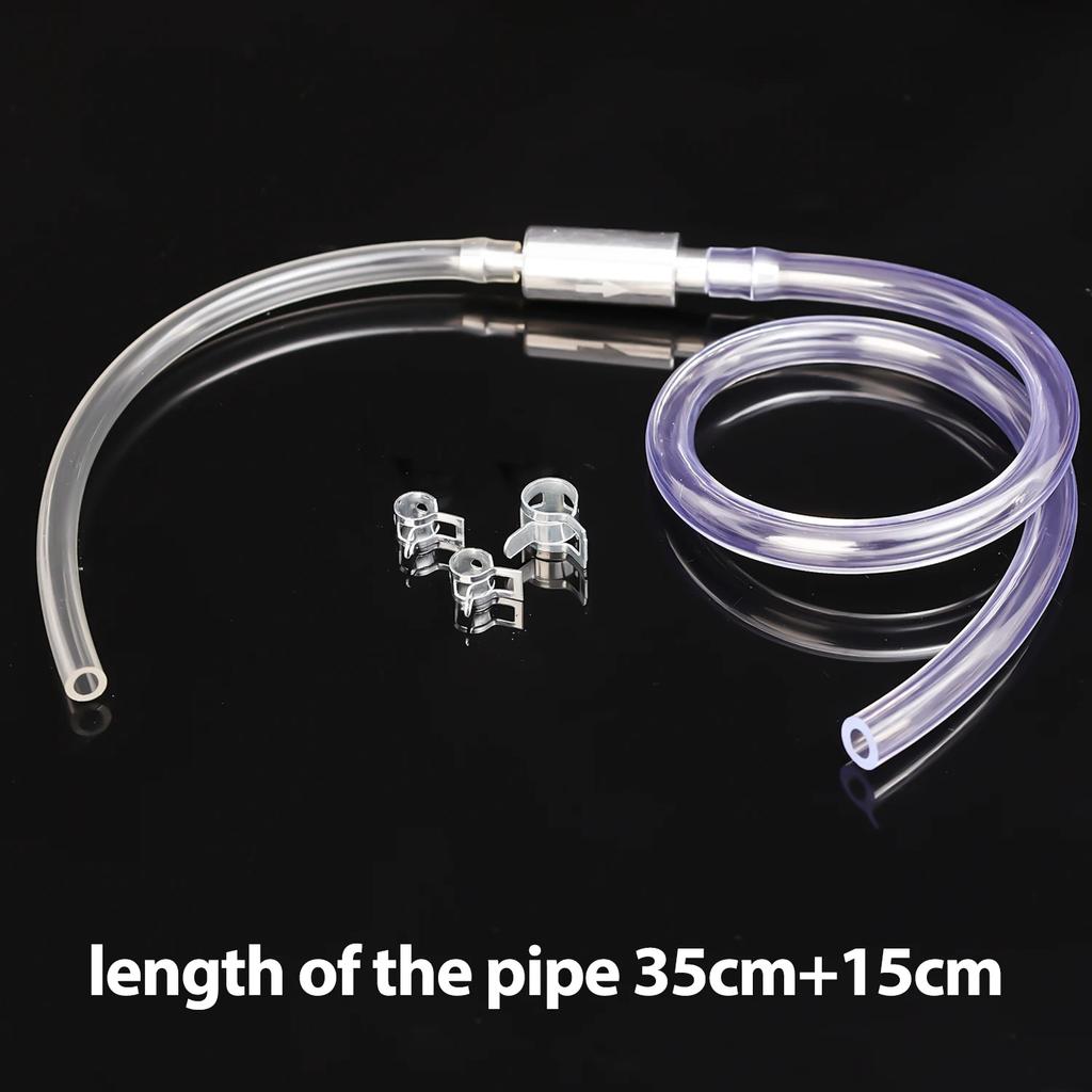 Motorcycle Brake Clutch Bleeder Hose Kit Hydraulic Brake Bleeder Tool with One Way Check Valve & Fuel Siphon Hose Tool