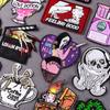 Hip Hop/Skull Embroidery Patch Iron On Patches For Clothing Grim Reaper Embroidered Patches On Clothes Punk Patch For Clothes