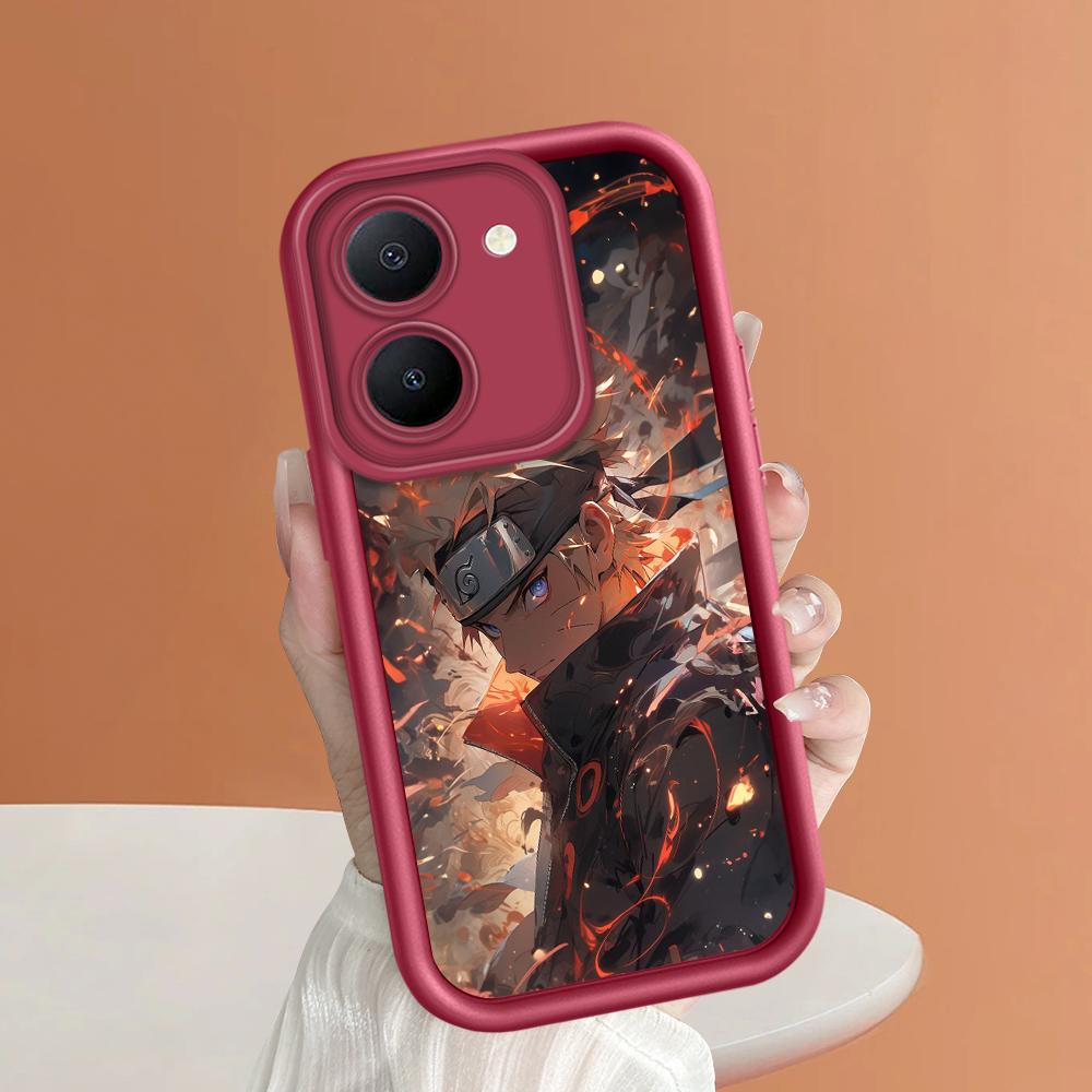 Soft Silicone Square Ladders Cartoon Pattern Full Cover Camera Protection Shockproof Case for iPhone Infinix Tecno Vivo