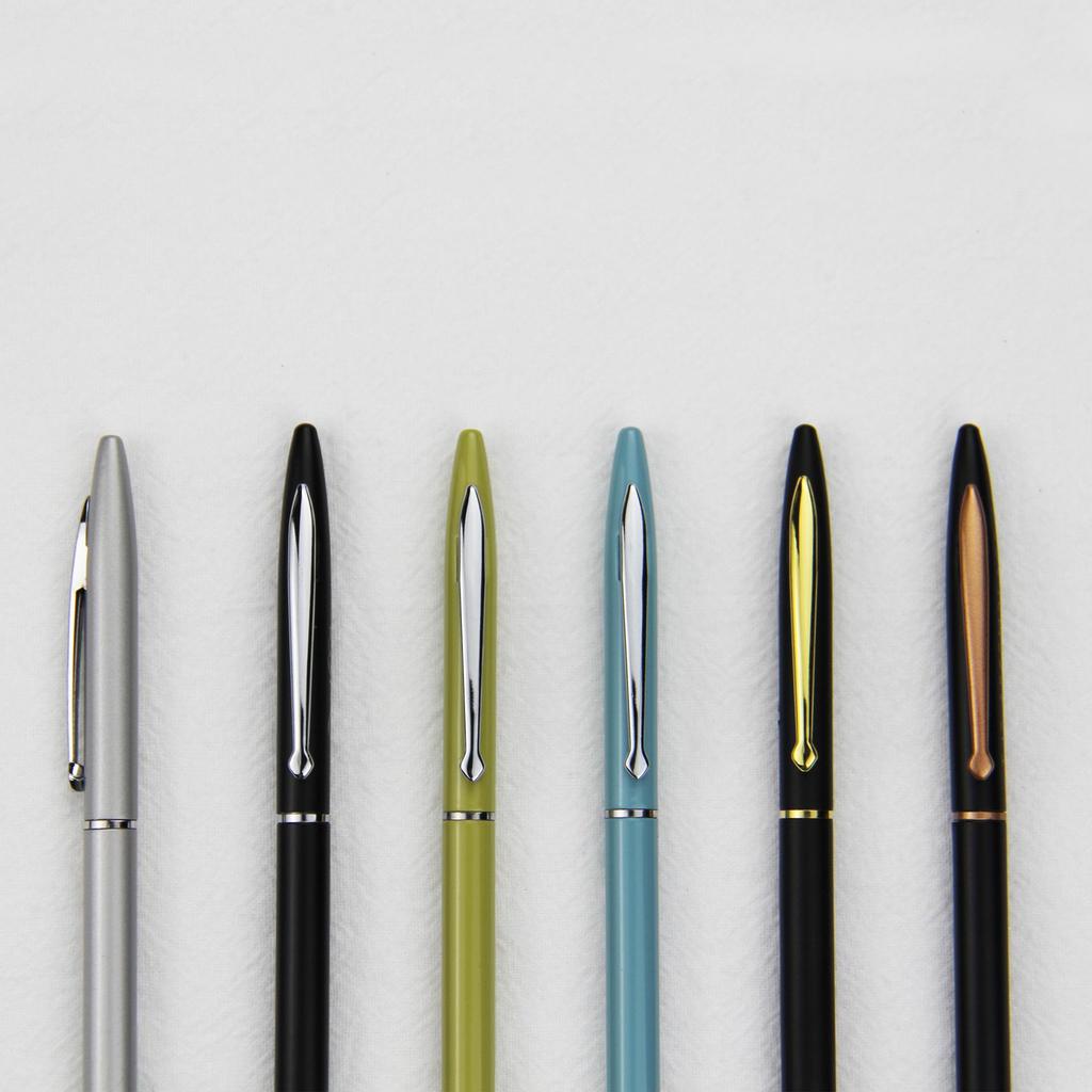 Customizable Metal Ballpoint Pen with Medium-Oil Core for Business and Promotional Gifts