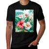 Hibiscus In Tropical Paradise Vibrant Floral Art And Botanical Jungle Painting Tshirt Custom Shirt Customizeds Unisexs T Shirts