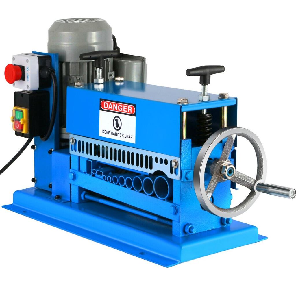 1,5-38MM Automatische Kabelstripper 370W Soorten Metalen Kabel Draadstripper Met 10 Messen Aangedreven Elektrische Kabelstripper 15 M/Min