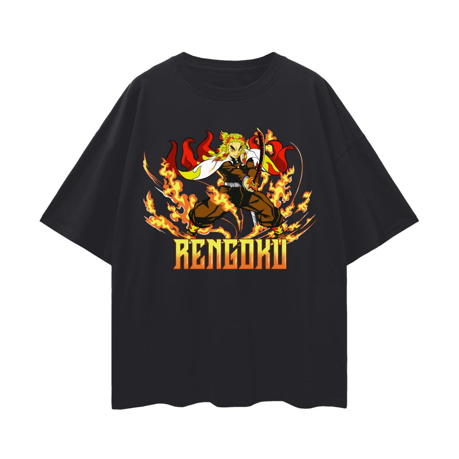 Burning Resolve Oversized T-Shirt 2XL