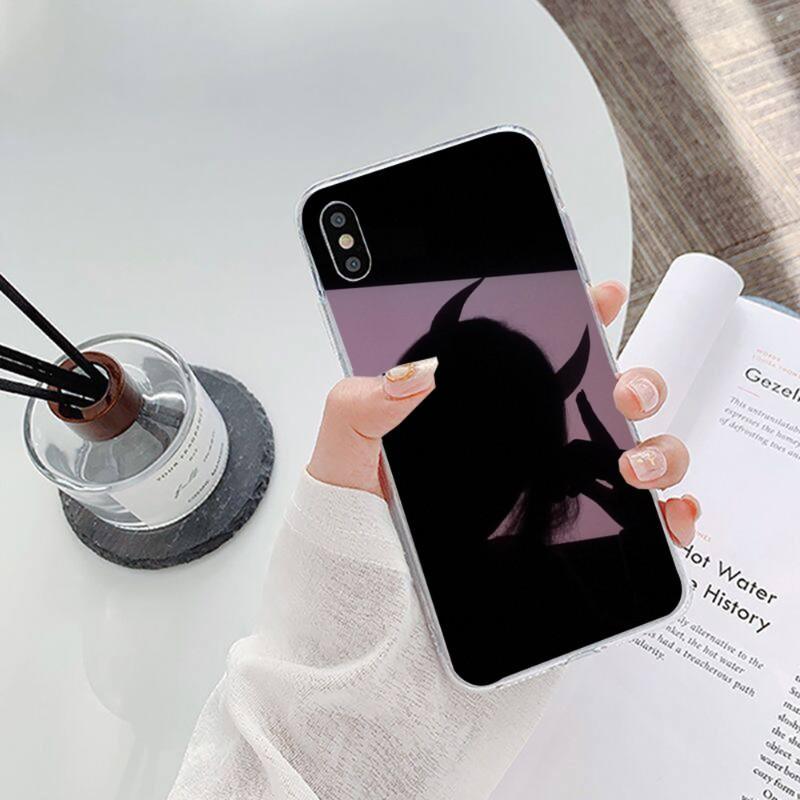 Seksowna Kobieta Diabeł Etui na Telefon Dla IPhone 14 13 12 11 XS X 8 7 6 Plus Mini Pro Max SE 2022 Miękkie Przezroczyste Etui na Telefon
