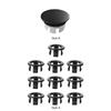 10x Basin Sink Overflow Cap Hole Insert Cap Sink Overflow Cover, Sink Overflow Ring for Restroom Bathtub Bathroom Hotel