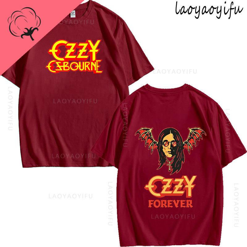 

RIP Ozzy Osbourne Theme 100Cotton Thank You for Memories Graphic Heavy Metal Godfather Woman Man Shortsleev Tshirt Oneck 3XL