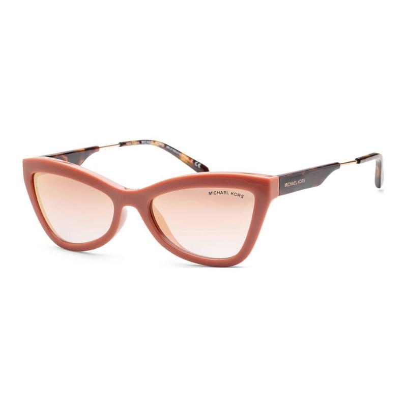 MICHAEL KORS Temple Letters Logo Cat Eye Sunglasses Men s Pink