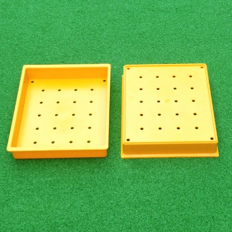 Plastic Golf Tray Storage Box Golf Ball Dispenser Tray with Hole Portable Golf Practice Ball Holder Golfing Equipment