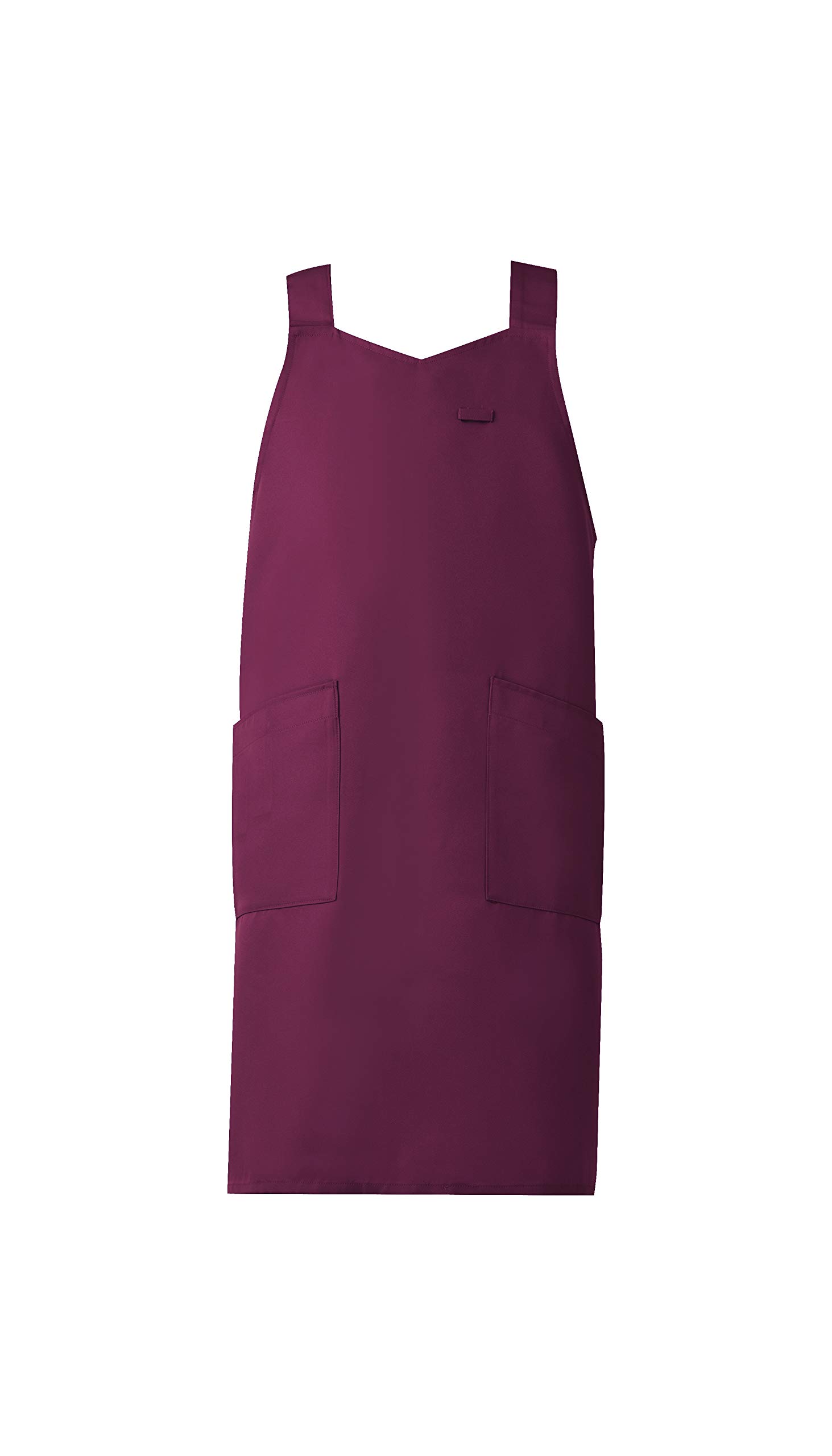 

KOEI bib apron for 80cm covers the MH80 Japanese-made H-shaped women, long, flame-retardant, anti-static, glossy, flame-resistant, buttocks, stylish, винный