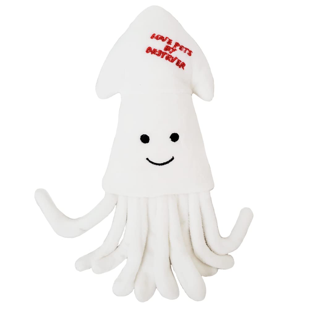 

Игрушка для кошек Squid Dog Игрушка для питомца Шелестящая Пищалка Пищащий звук Игра Снятие стресса Кальмар для игры Bestever Japan [BESTEVER] белый