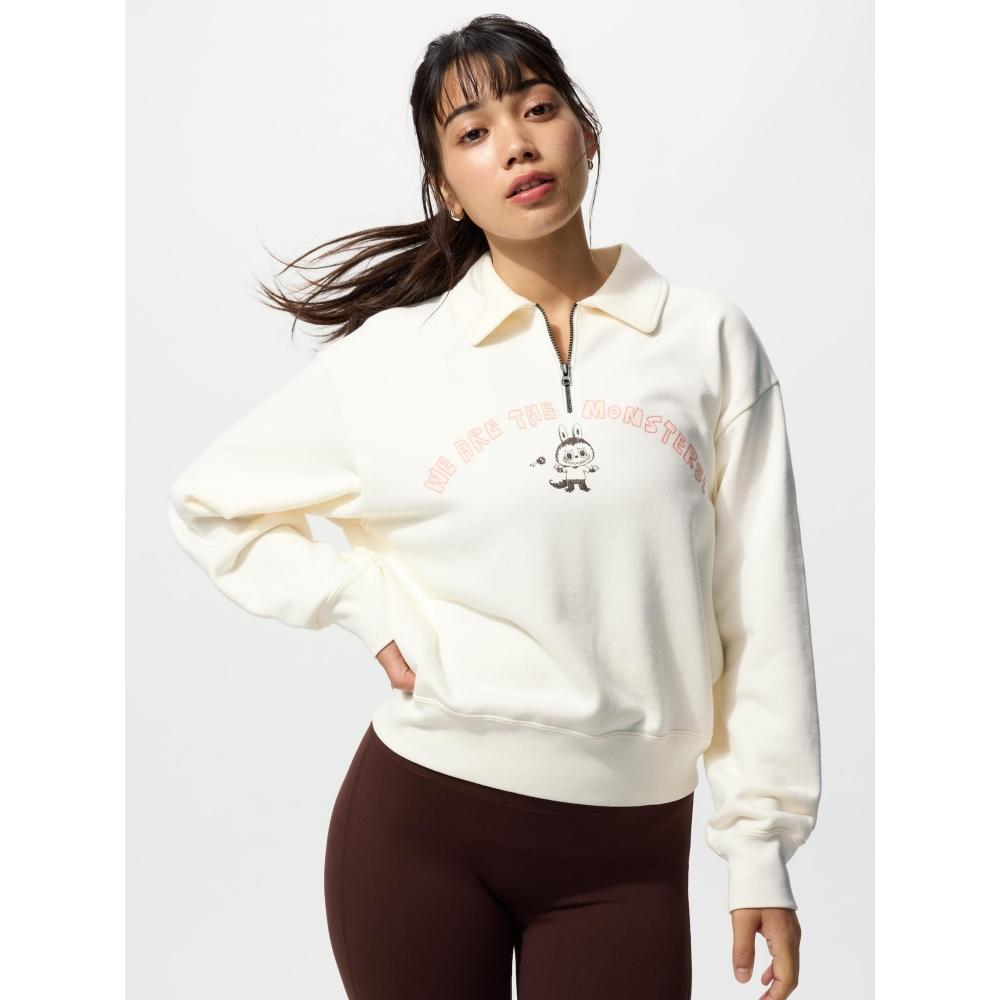 Uniqlo Pop MArt HAlf Zip SweAtshirt A