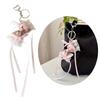 Delicate Bowknot Pendant Keychain Stylish Phone Anti-lost Lanyard Personalized Keyring Decoration for Bag Backpack Purse