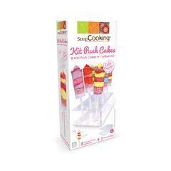 Kit à 8 Mini Push Cakes - SCRAPCOOKING - Réutilisables - 50 ml - 18 cm de hauteur