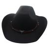 British Celebrity Style High-End Top Hat Tibetan Bull Head Accessories Travel Mountaineering Sun Protection Hat