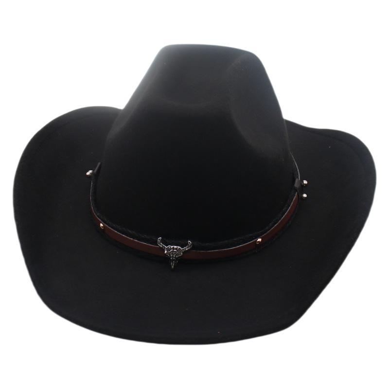 British Celebrity Style High-End Top Hat Tibetan Bull Head Accessories Travel Mountaineering Sun Protection Hat