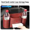 cxdjmy1 Car Seat Back Storage Bag Handbag Hook Water Cup Holder Interior Accessories For Mitsubishi Outlander Lancer L200 ASX Pajero