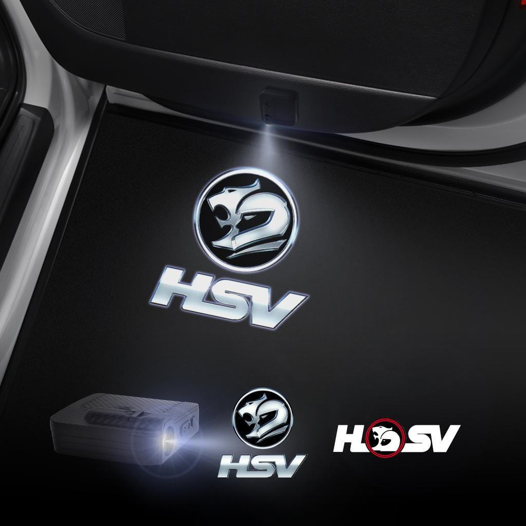 1/2 Stück Für Holden HSV Abzeichen Commodore Cruze Captiva Colorado Autotür Willkommensleuchten Laser Projektor Logo Drahtlose Erkennung