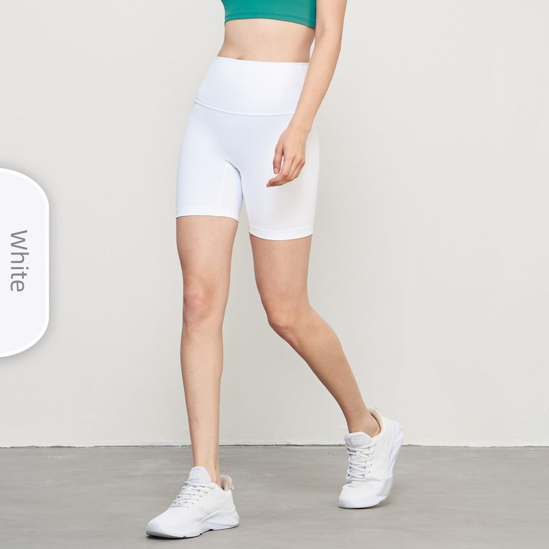 

Lu Same Sports Shorts Women s Summer New High Waist Shaping Shorts Fitness Cycling Outdoor Yoga Pants White S
