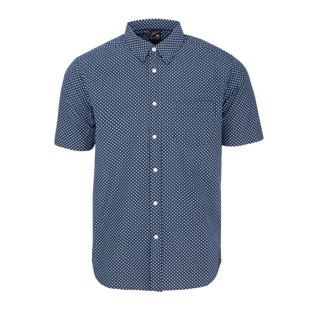 Fabric Mens Poplin Short-Sleeved Shirt