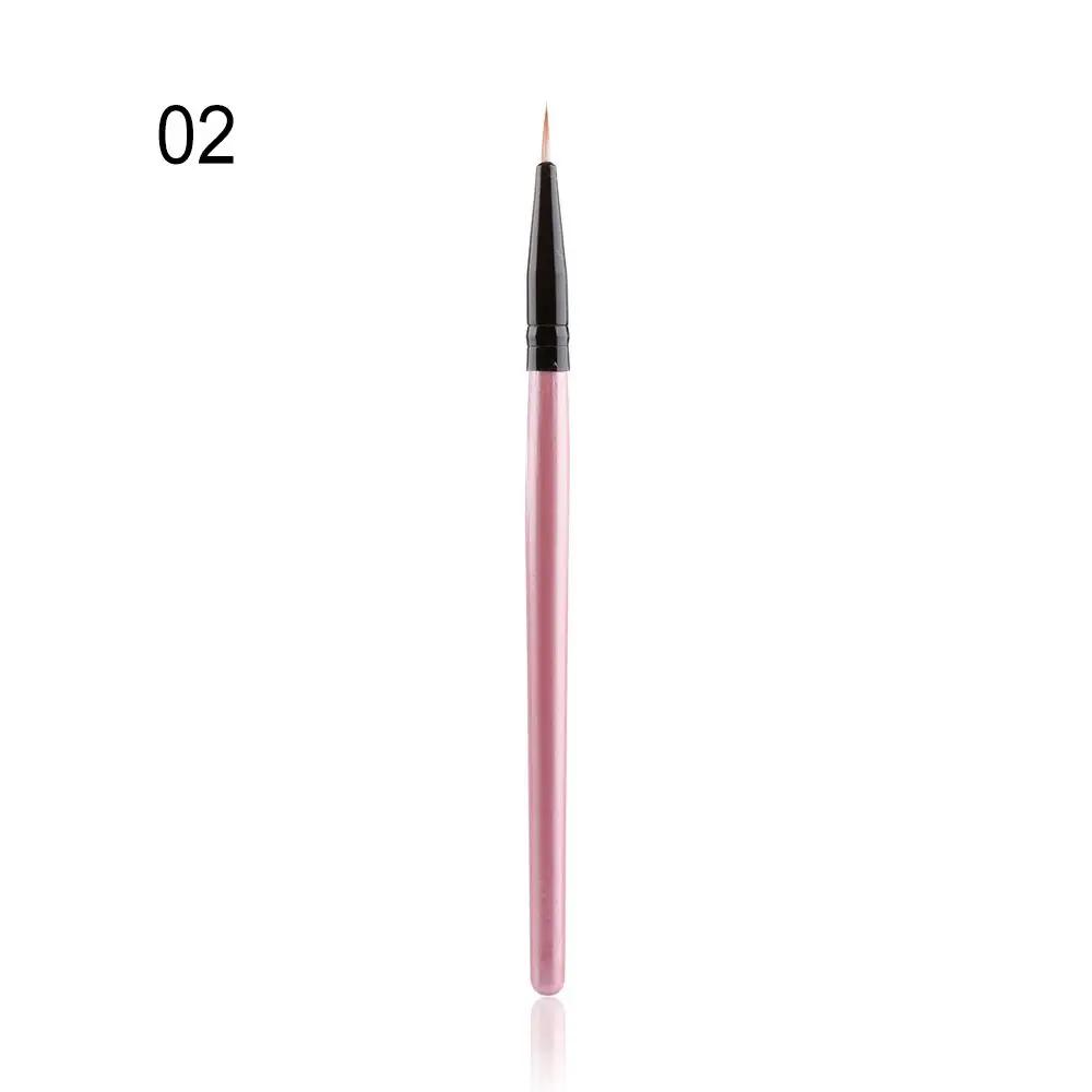 1PC Fashion Women Beauty Mink Hair Black Fine Eyeliner Brush Eyebrow Cream Brush Eyeliner Pen Cosmetic Brushes Eyes Makeup Tools