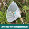2Pcs Durable Plastic Garden Sprayer Transprent Wind Proof Irrigation Nozzles Garden Sprinklers Gardening Supplies