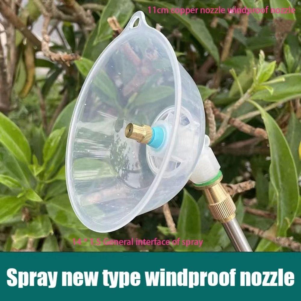 2Pcs Durable Plastic Garden Sprayer Transprent Wind Proof Irrigation Nozzles Garden Sprinklers Gardening Supplies