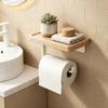 Organizador de Papel Higiénico Montado en Pared Sin Taladro Estante Montado en Pared Portarrollos de Papel Higiénico Uso en Baño