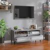 VidaXL Meuble TV sonoma gris 100x34,5x44,5 cm bois d'ingénierie 831907