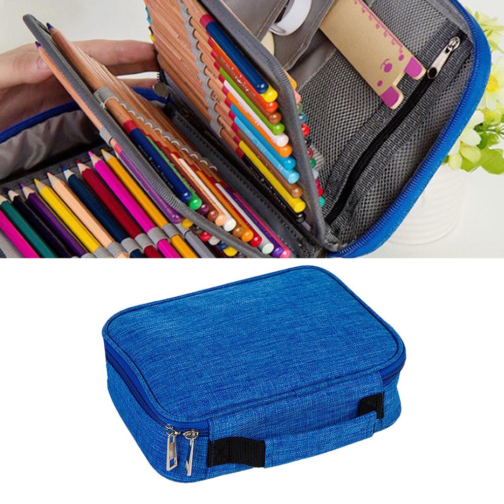 Pencil Pouch Big Capacity Waterproof Detachable Portable Pencil Pen Case Bag Holder for Cables