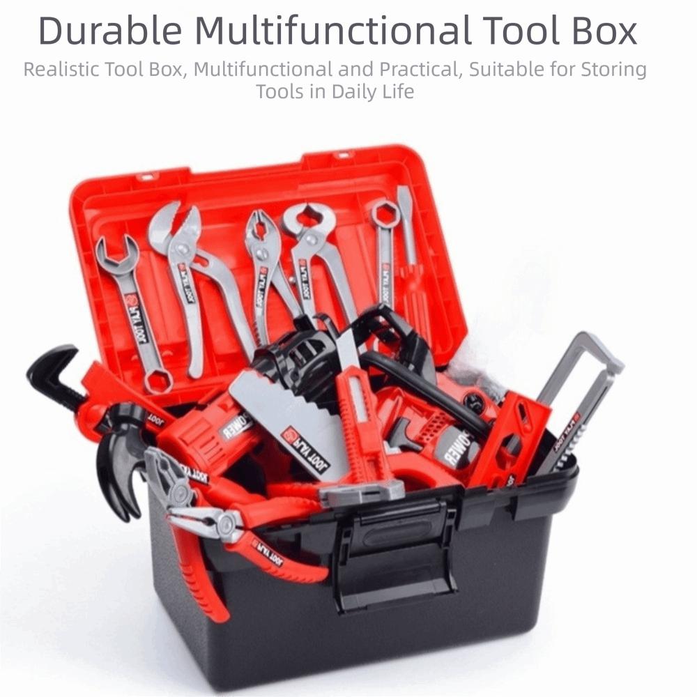 With Screwdrivers Pretend Play Tool Kit Simulation Engineering Toy Tool Box  For Toddler