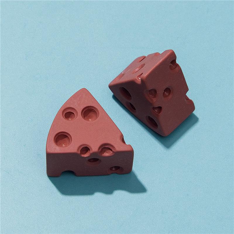 Miniature Cheese & Leaf Resin Accessories for DIY Jewelry and Phone Cases